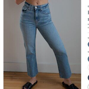 Edwin NWT Bree Stove Pipe Crop in Goodwin Size 26